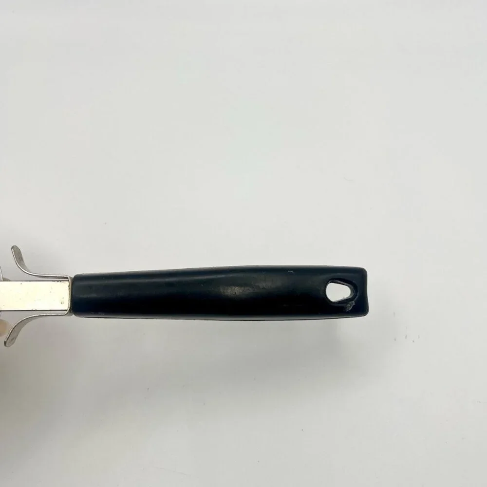 Vintage EKCO USA Pizza Cutter Stainless Steel Wheel Pastry Dough Slicer 8”